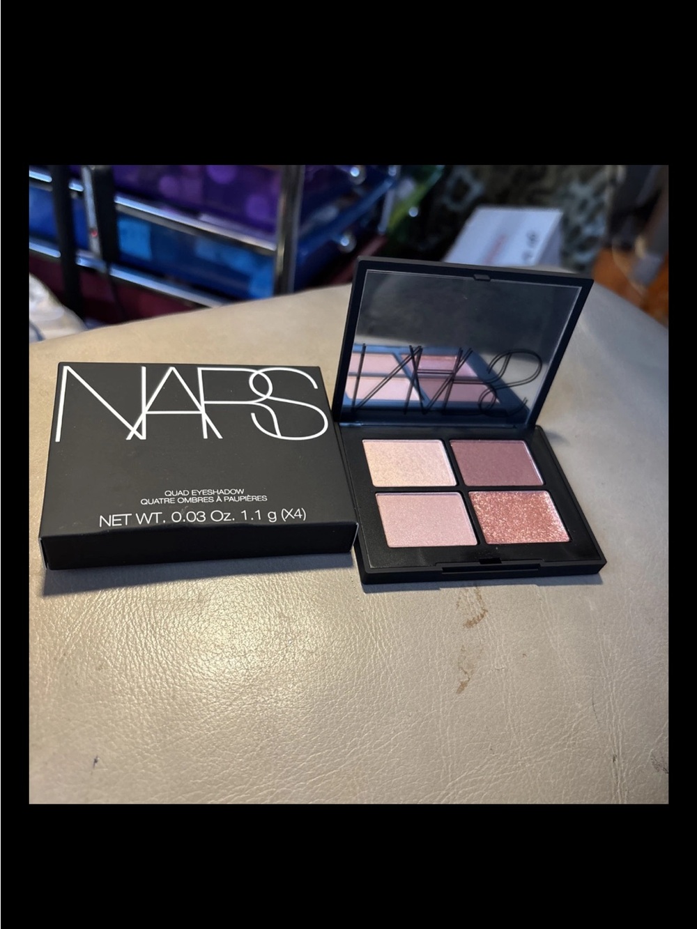NARS Rose and Pink Quad Eyeshadow Palette  Kuala Lampur Amethyst.  New!